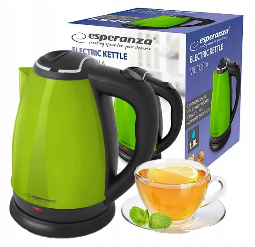 ESPERANZA ELECTRIC KETTLE VICTORIA 1.8 L GREEN EKK113G