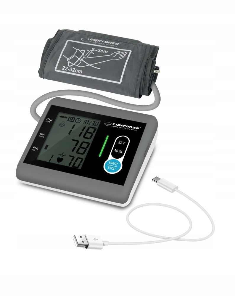 ESPERANZA SHOULDER BLOOD PRESSURE MONITOR ARDOR ECB004 Medical device no