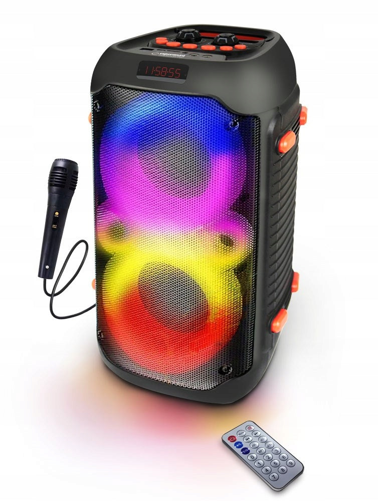 ESPERANZA SPEAKER wireless portable BT FM LED RGB SINGER EP156