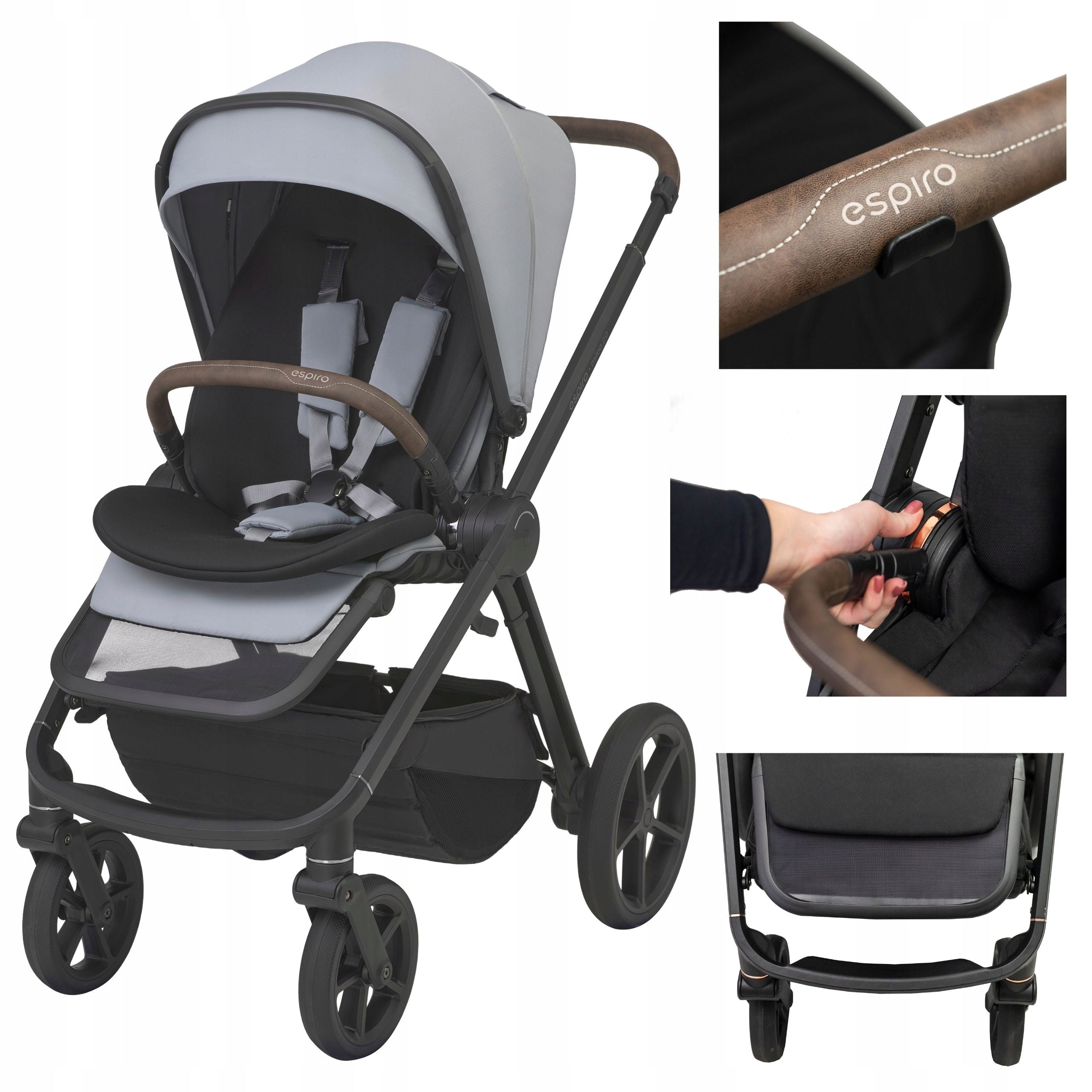 ESPIRO Stroller miloo way 2.0| 303 unique dove luxury stroller