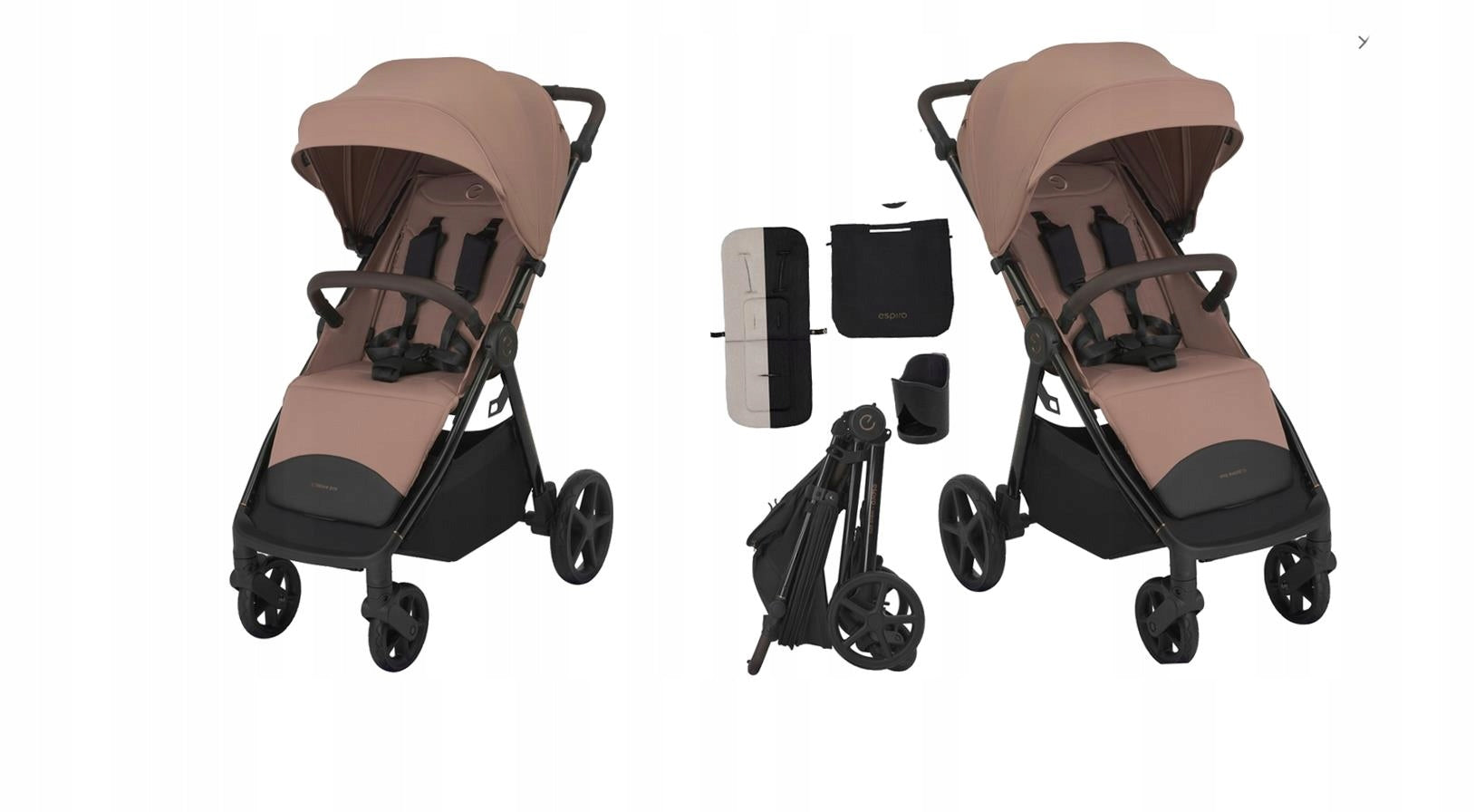 ESPIRO WAVE PRO STROLLER FOR BABY UP TO 22 KG STROLLER LARGE WHEELS