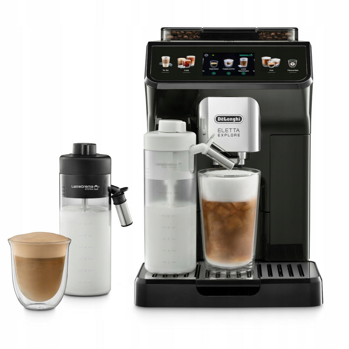 ESPRESSO MACHINE DELONGHI ECAM450.55.G 19 BAR ICED COFFEE X40 DRINKS Brand De'Longhi