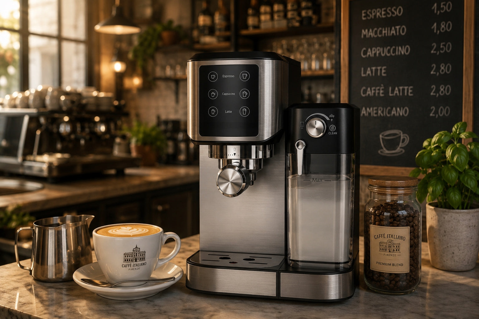 ESPRESSO MACHINE FOR COFFEE AUTOMATIC KERCH MAESTRO ULKA 20BAR 1350W Manufacturer code 5906306600706