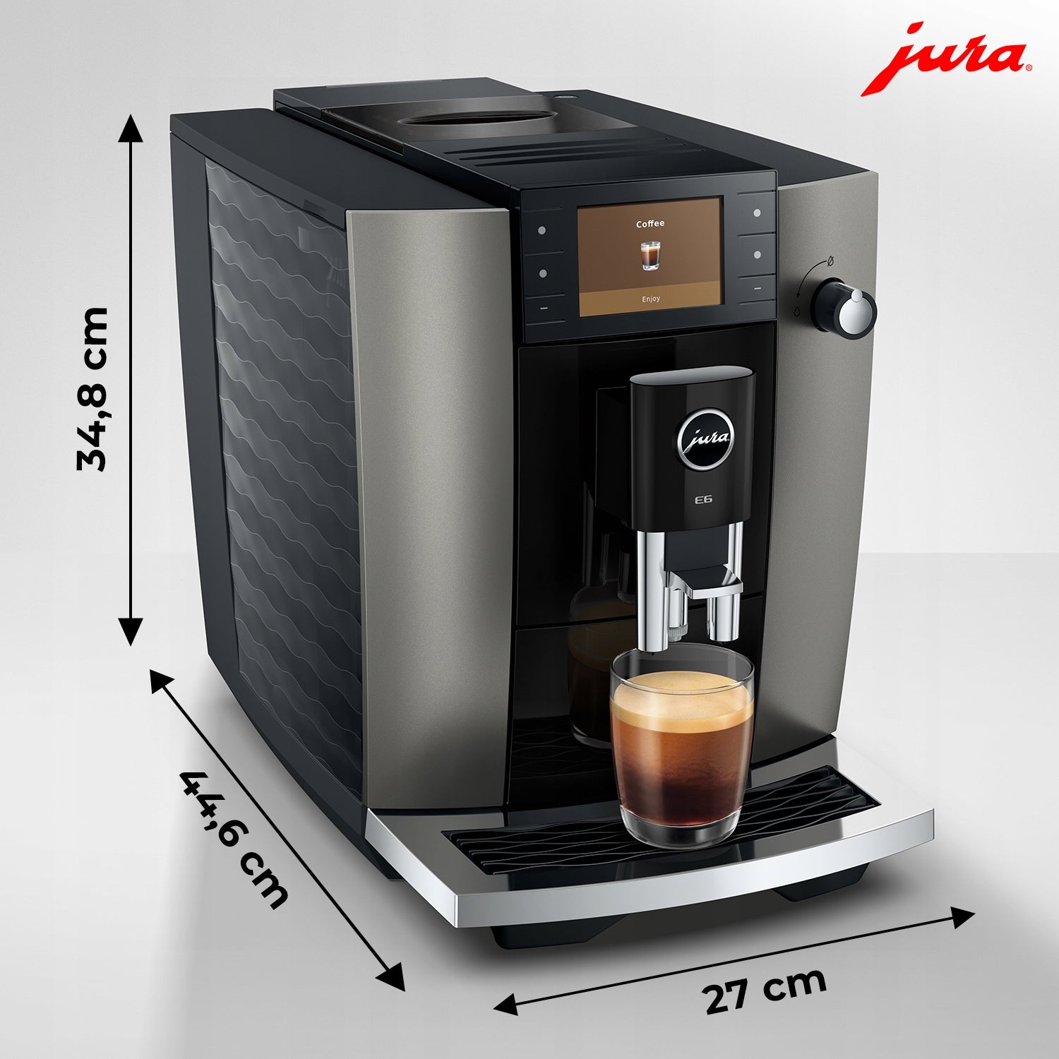 ESPRESSO MACHINE FOR COFFEE JURA E6 (ED) AUTOMATIC WIFI 17 SPECIALTIES Manufacturer code 15828