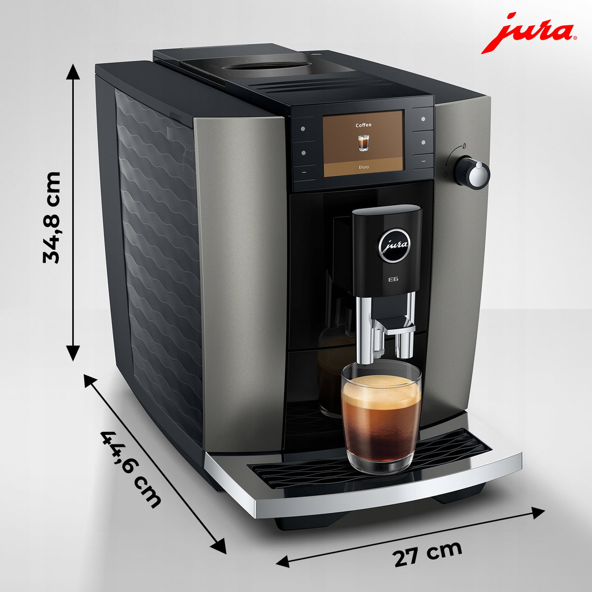 ESPRESSO MACHINE FOR COFFEE JURA E6 (ED) AUTOMATIC WIFI 17 SPECIALTIES Manufacturer code 15828