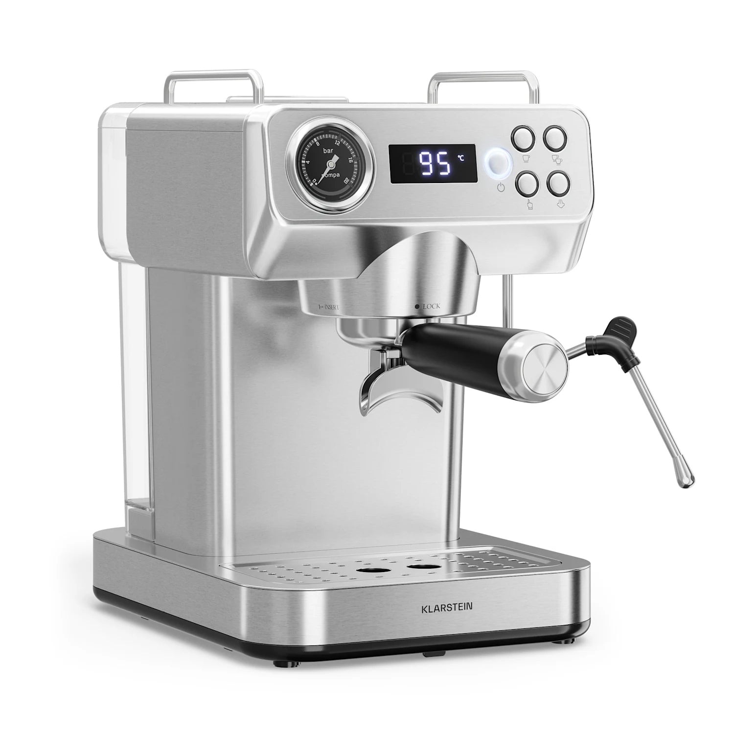 ESPRESSO MACHINE FOR COFFEE KLARSTEIN 1360W 20 BAR 1,3L 2 CUPS