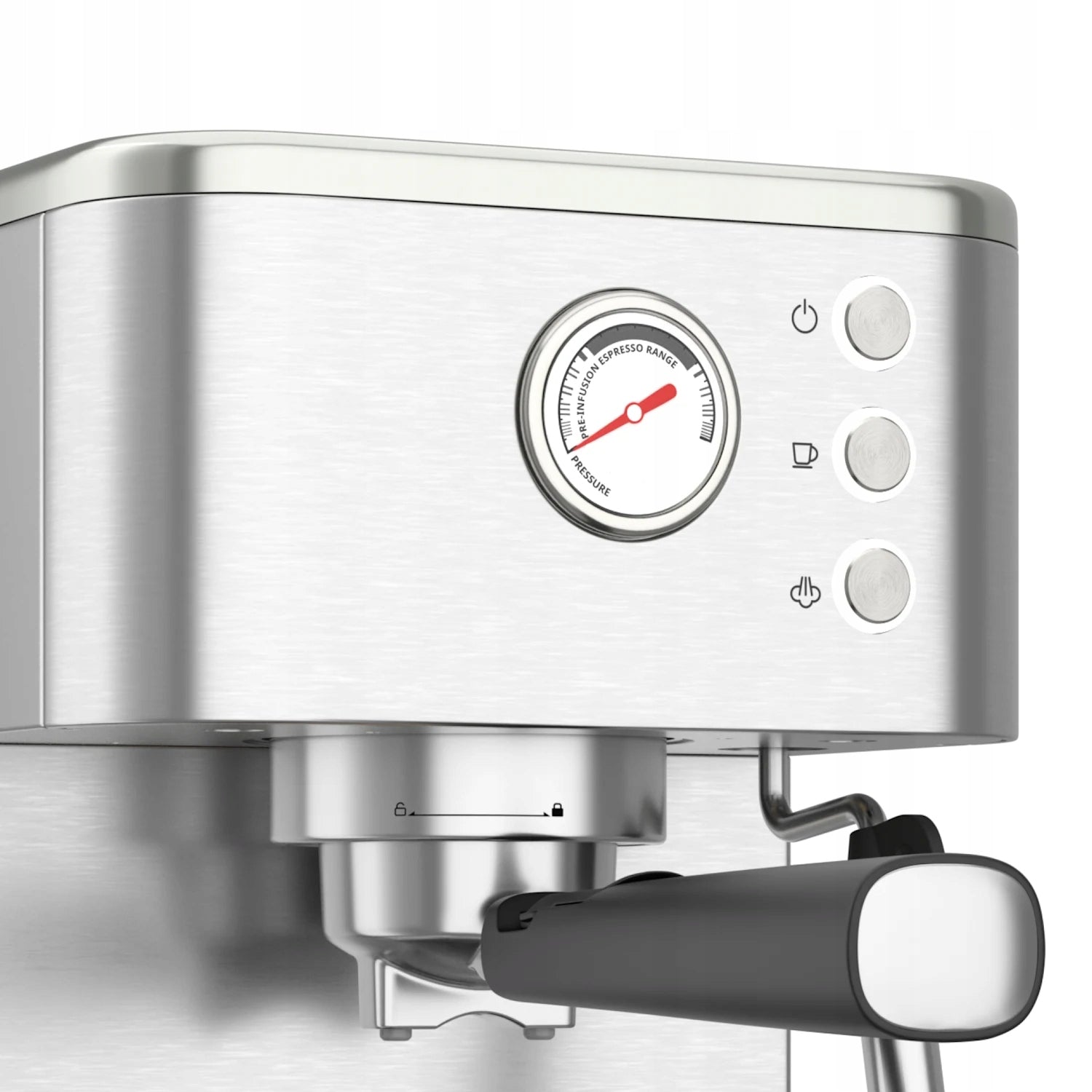ESPRESSO MACHINE FOR COFFEE KLARSTEIN 20 BAR 1,5L 1 CUP PRESSURE GAUGE Brand Klarstein