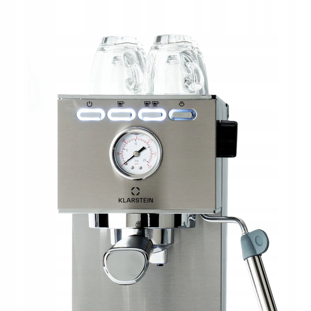 ESPRESSO MACHINE FOR FLASK COFFEE 1350W 20BAR 1,4L FROTHER SILVER Model Pausa