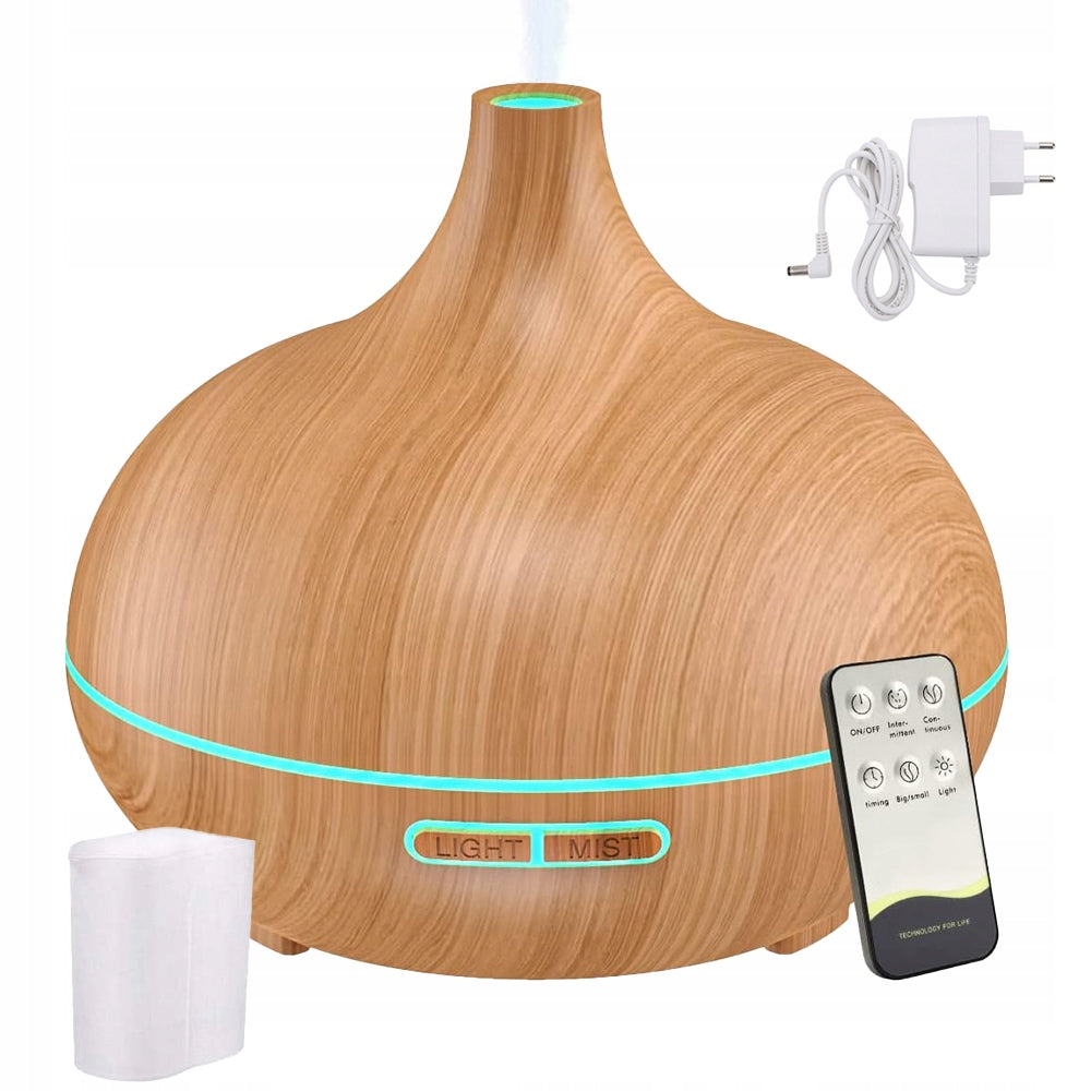 ESSENTIAL OIL NEBULIZER AROMATHERAPY DIFFUSER 7 COLORS 500ML Packaging status original