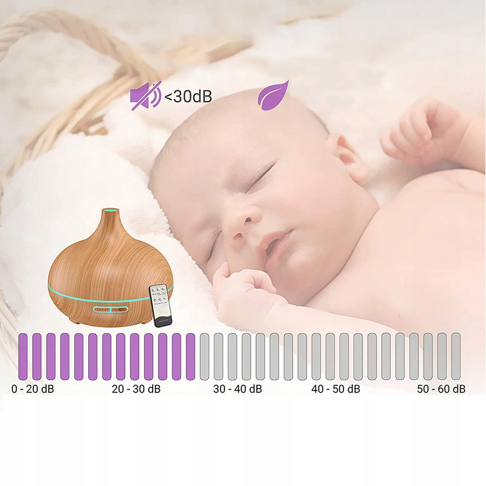 ESSENTIAL OIL NEBULIZER AROMATHERAPY DIFFUSER 7 COLORS 500ML Product weight 0.58 kg