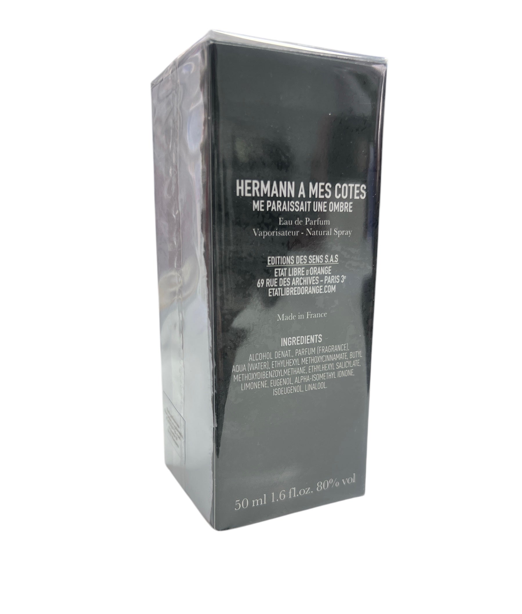 ETAT LIBRE D'ORANGE HERMANN MES COTES 50ml EAU DE PARFUM PRODUCT Packaging status original
