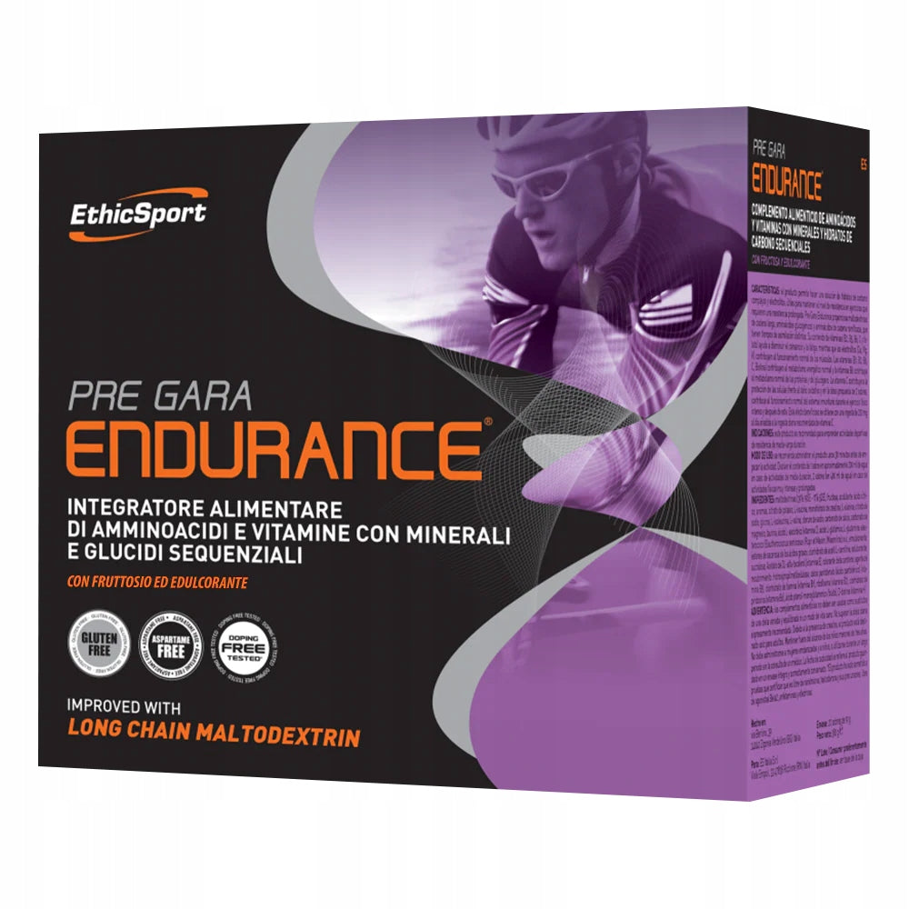 ETHICSPORT PRE GARA ENDURANCE PRE-WORKOUT CREATINE AMINO ACIDS 20 X 19G