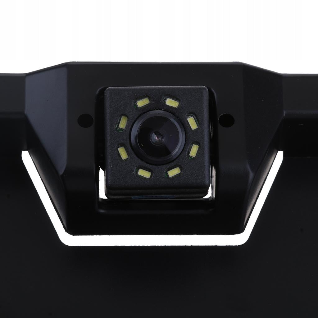 EU License Frame Backup Camera, 170 Degrees View, , 8 LED Light Batteries included no