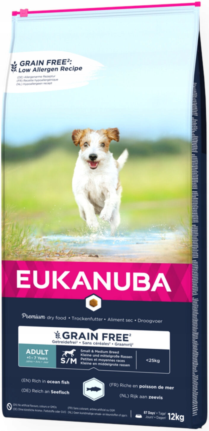 EUKANUBA Grain Free dry food 12kg Brand Eukanuba