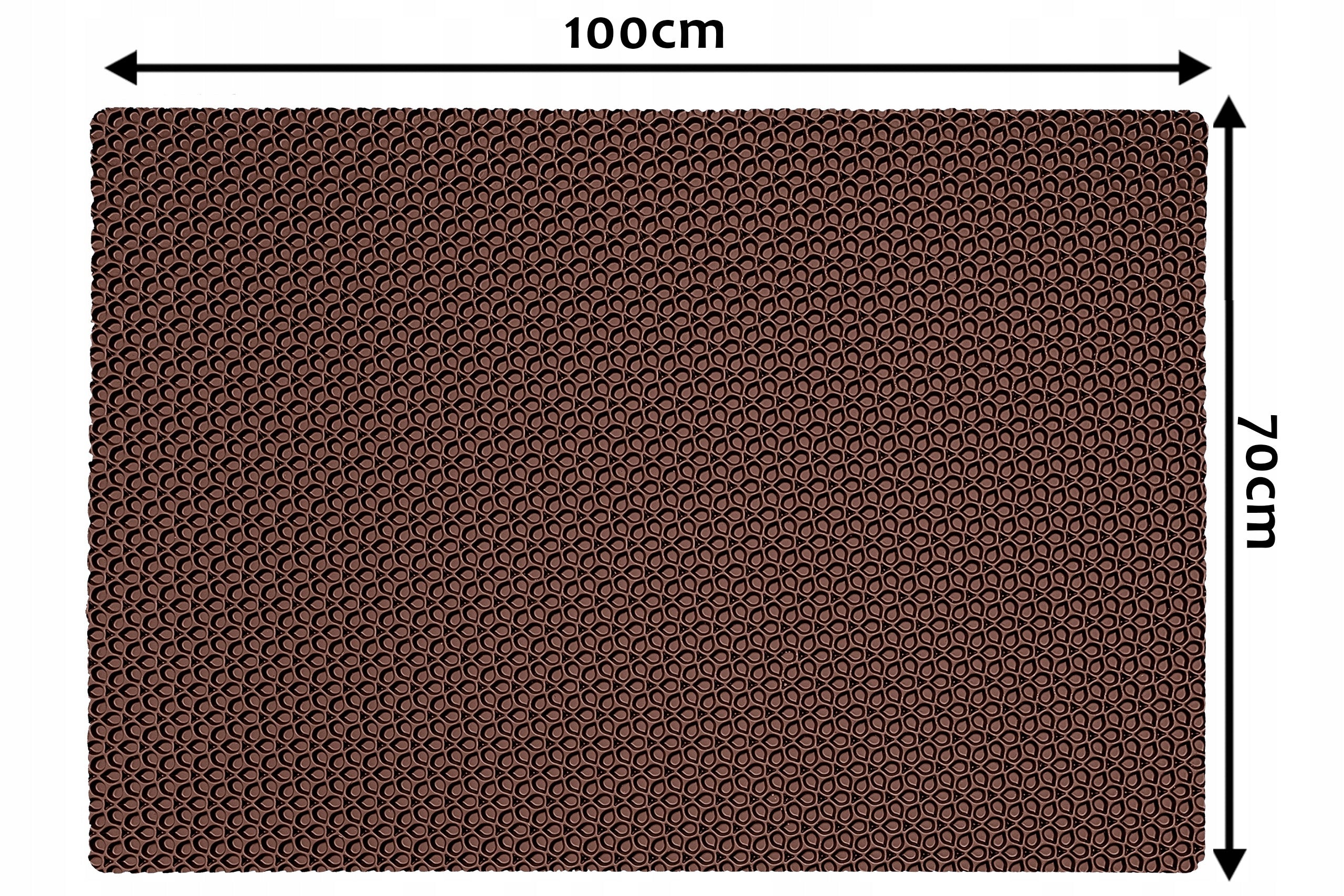 EVA MAT HOME Baby Stroller Protective Rug 100x70 - BROWN Packaging status original