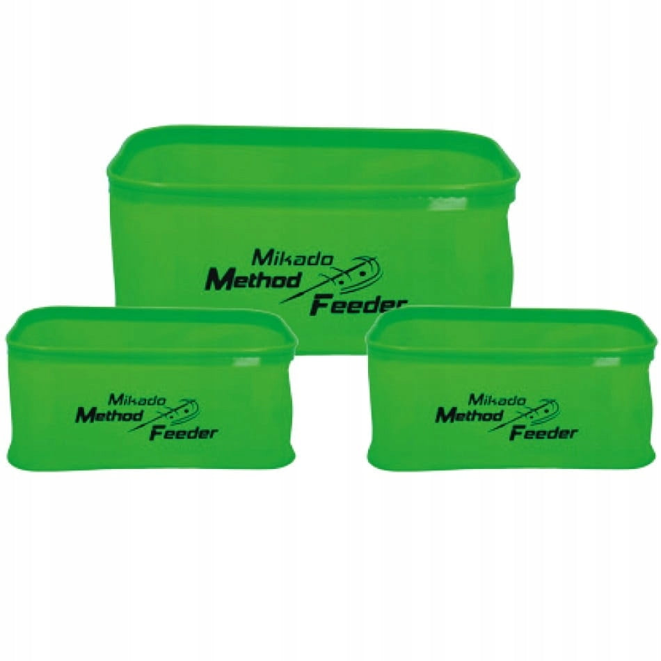 EVA Mikado Method Feeder Waterproof 3pcs Set Buckets Model Eva Method Feeder 007