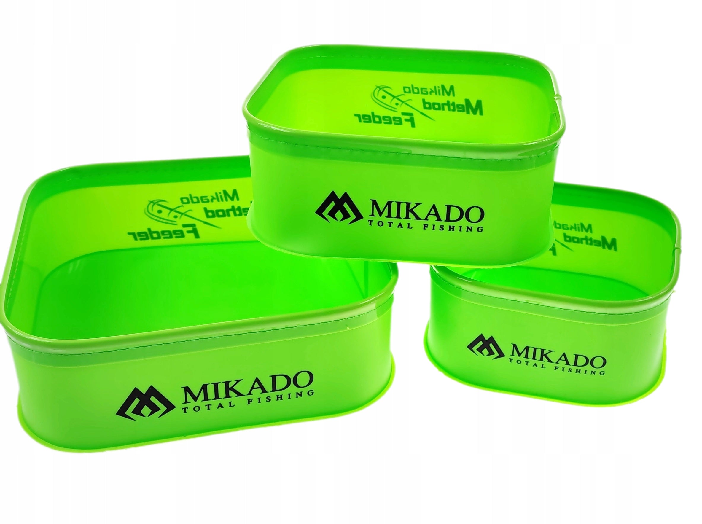 EVA Mikado Method Feeder Waterproof 3pcs Set Buckets Packaging status original