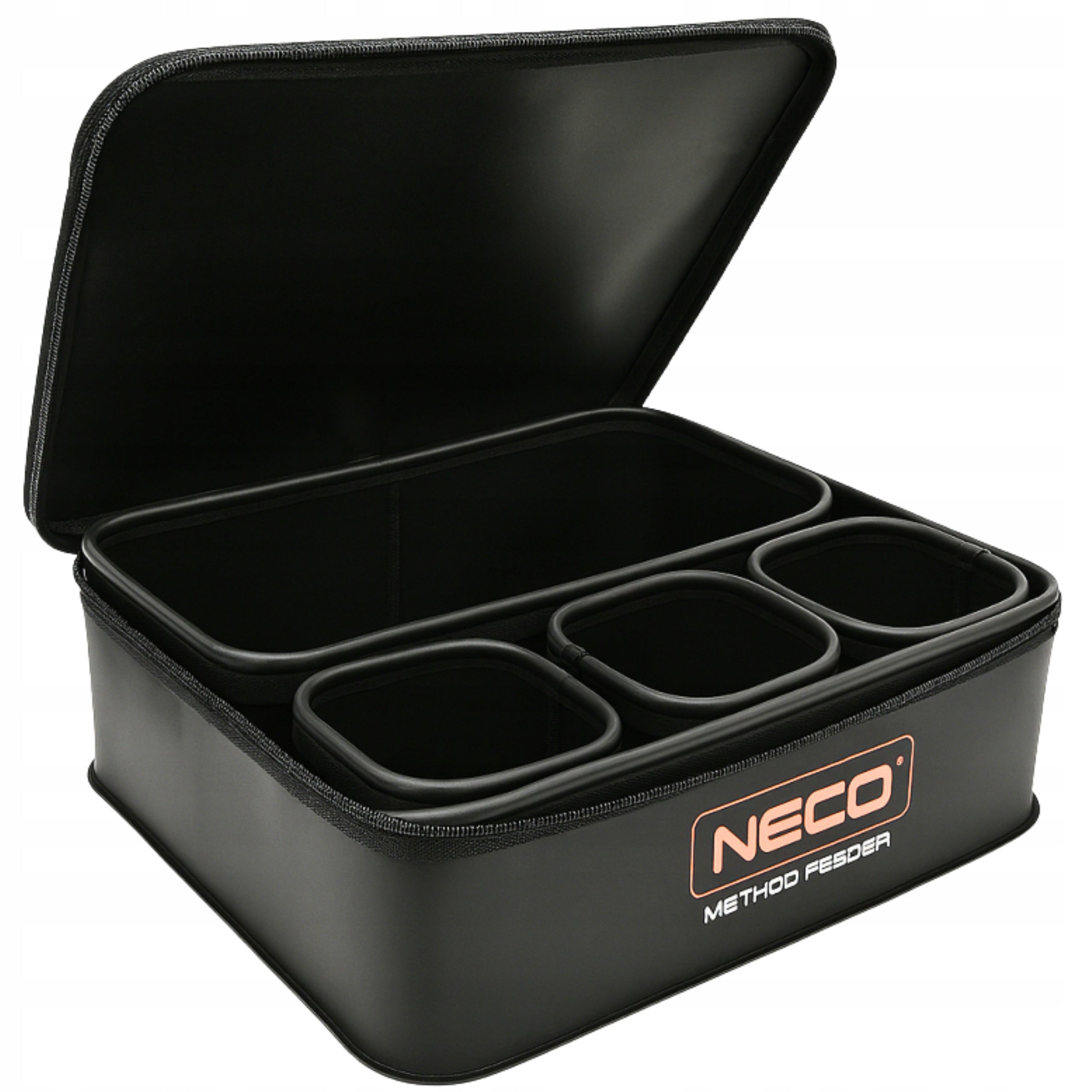 EVA Neco Containers for Method Feeder 5pcs Waterproof Lockable Model 77102
