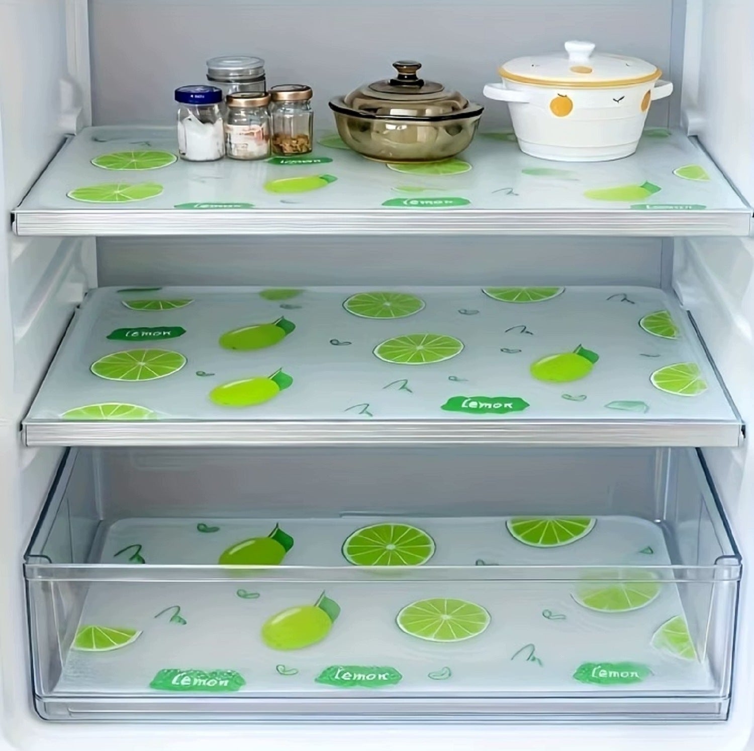 EVA Refrigerator Mat Set 4 Pcs Non-Slip Trimmed Protective Cartridges Manufacturer code 5907296317216 DIKOM