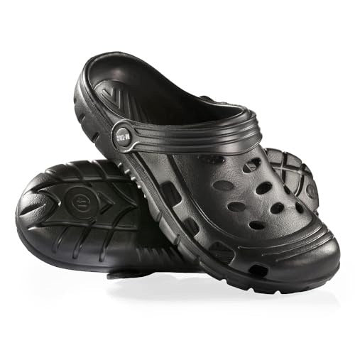 EVA SLIDES FOR MEN BLACK GARDEN WORK SIZE 44 for home Brand no brand