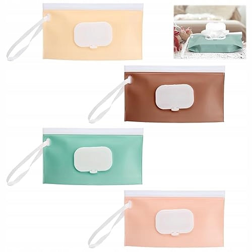 EVA WET WIPES BAGS FOR KIDS SET OF 4 BABY