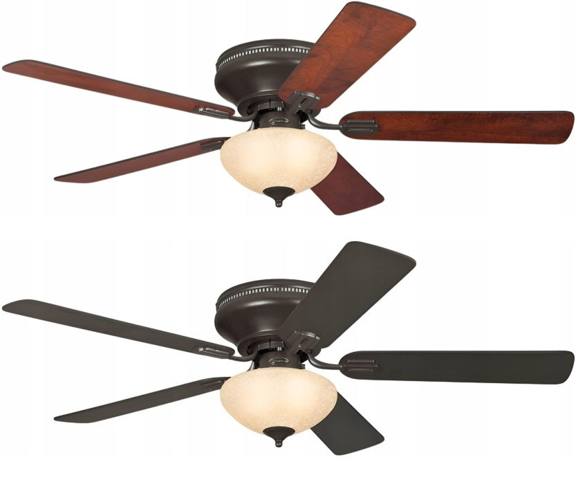 EVERETT DARK Espresso/Mahogany ceiling fan - 132cm | Living room 15-30m2