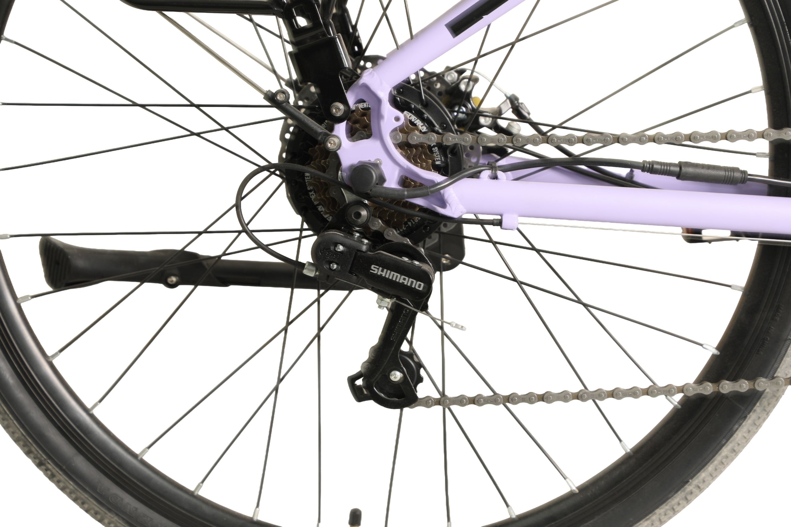 EVERMORE City electric bike 28'' 250W POLISH MANUFACTURER PURPLE Manufacturer code E250W-F