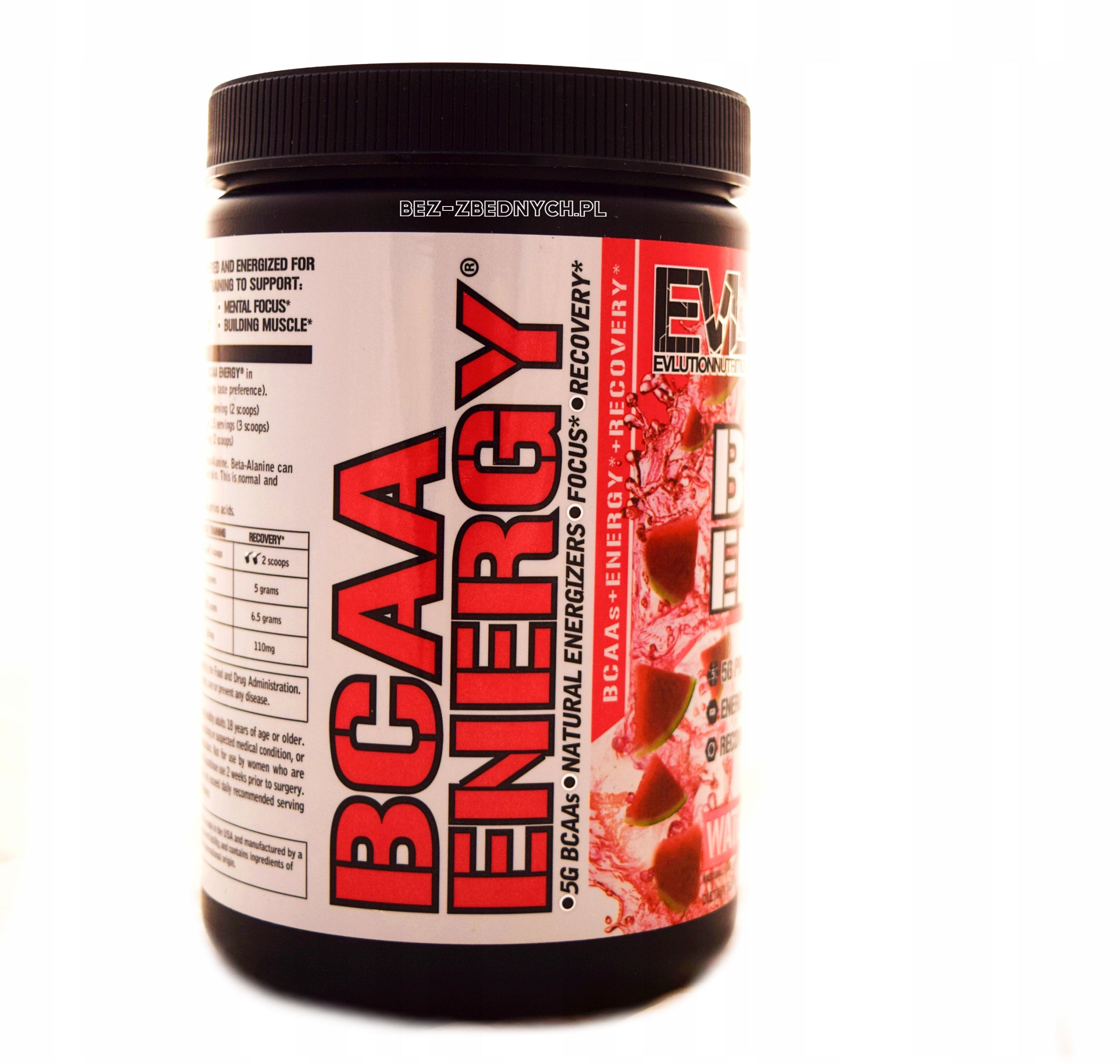 EVL Evlution Nutrition BCAA Energy 252g PRE-WORKOUT PREMIUM AMINO