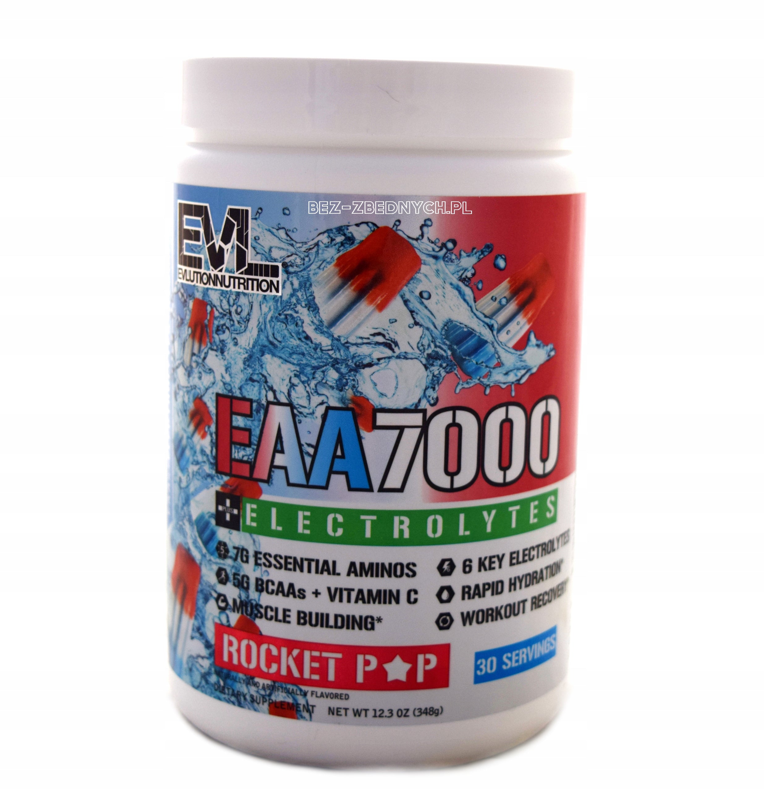 EVL Evlution Nutrition EAA 7000 plus Electrolytes 348g AMINO ELEKTROLITY