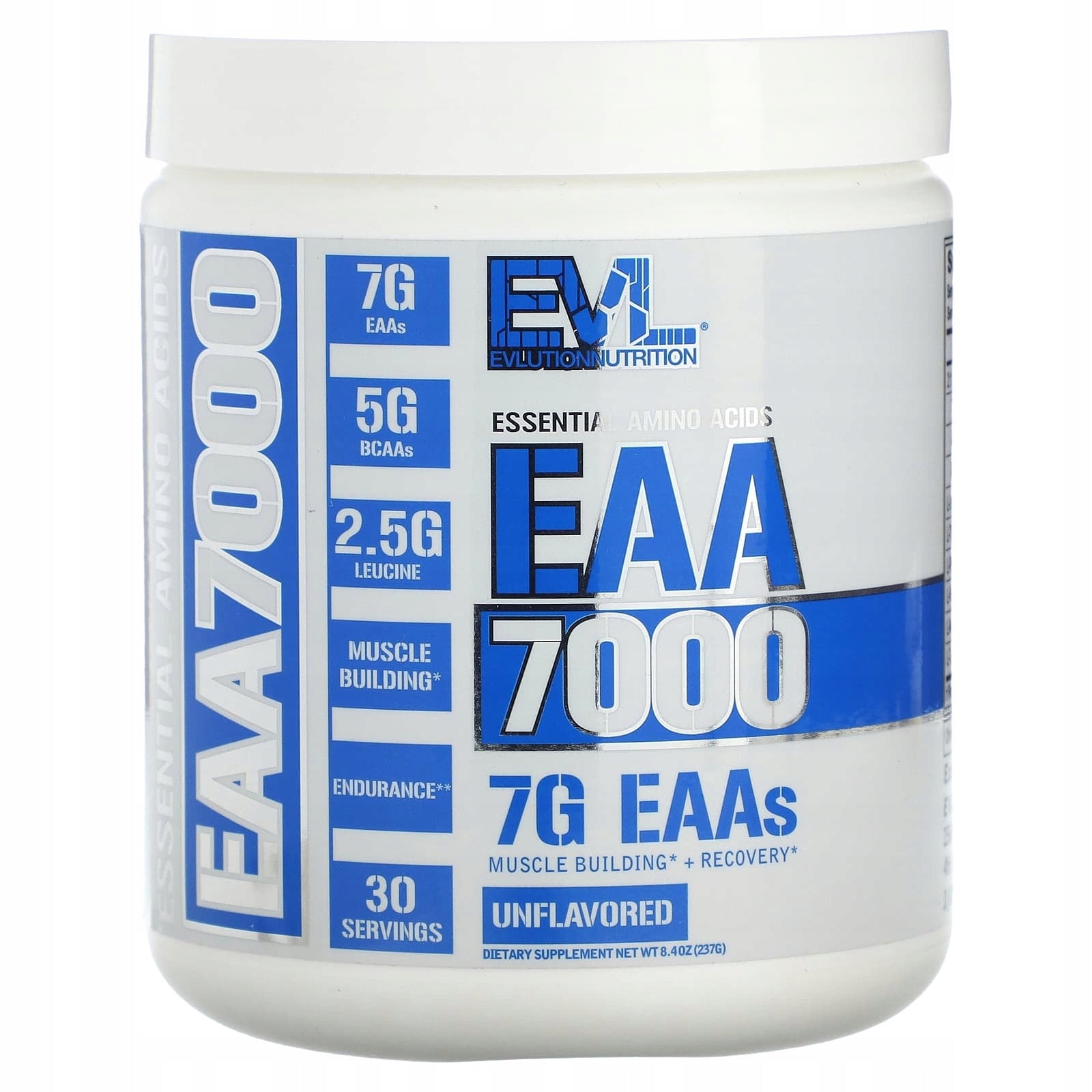 EVLution Nutrition, EAA 7000, non-aromatized, 237 g