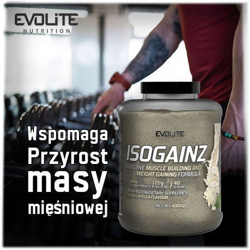EVOLITE IsoGainz 4000g Gainer Conditioner for Mase Carbohydrate Protein SALE Expiration date at least 3 months from the date of purchase