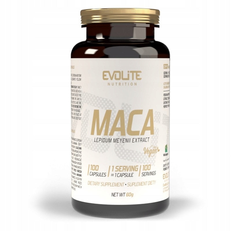 EVOLITE MACA 500mg 100cap Extract MEMORY ENERGY SEX LIBIDO STRENGTHENED Expiration date at least 1 year from the date of purchase