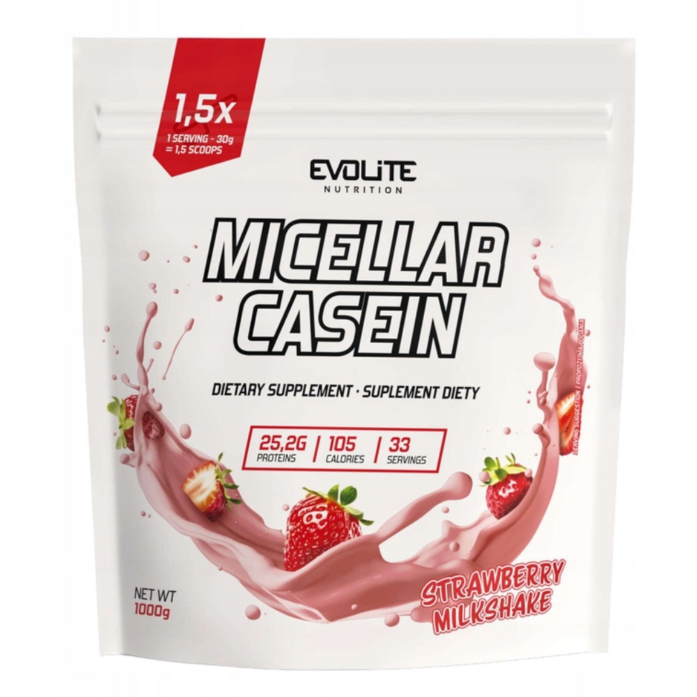 EVOLITE MICELLAR CASEIN 1000g HIGH PROTEIN CONDITIONER CASEIN MUSCLE MASS Expiration date at least six months from the date of purchase