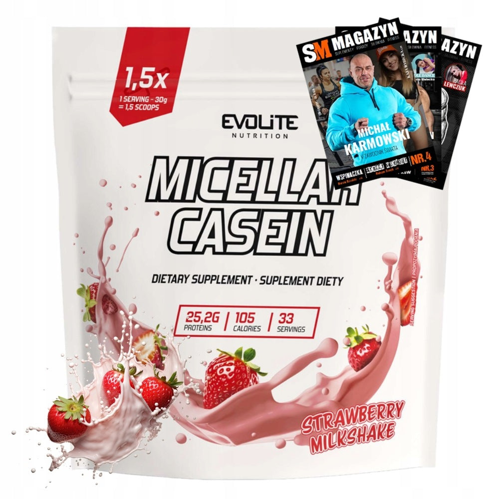 EVOLITE MICELLAR CASEIN 1000g HIGH PROTEIN CONDITIONER CASEIN MUSCLE MASS