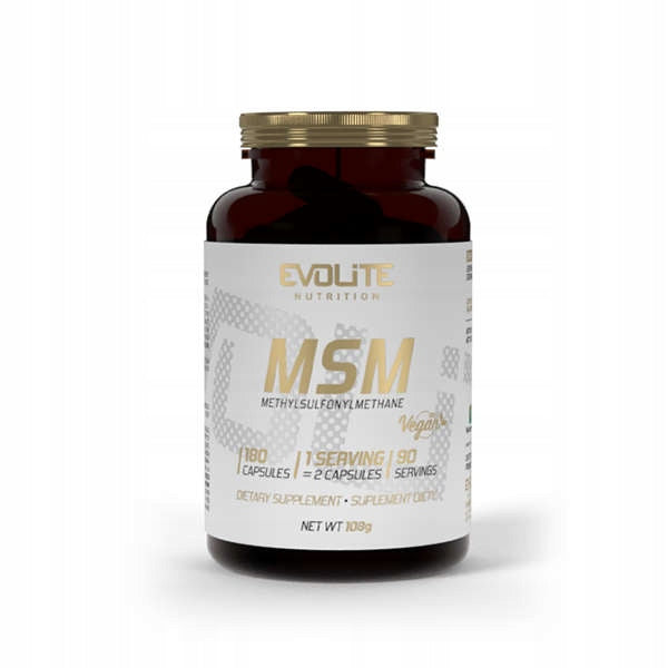 EVOLITE MSM Organic Sulphur Vege 500mg Joints 180
