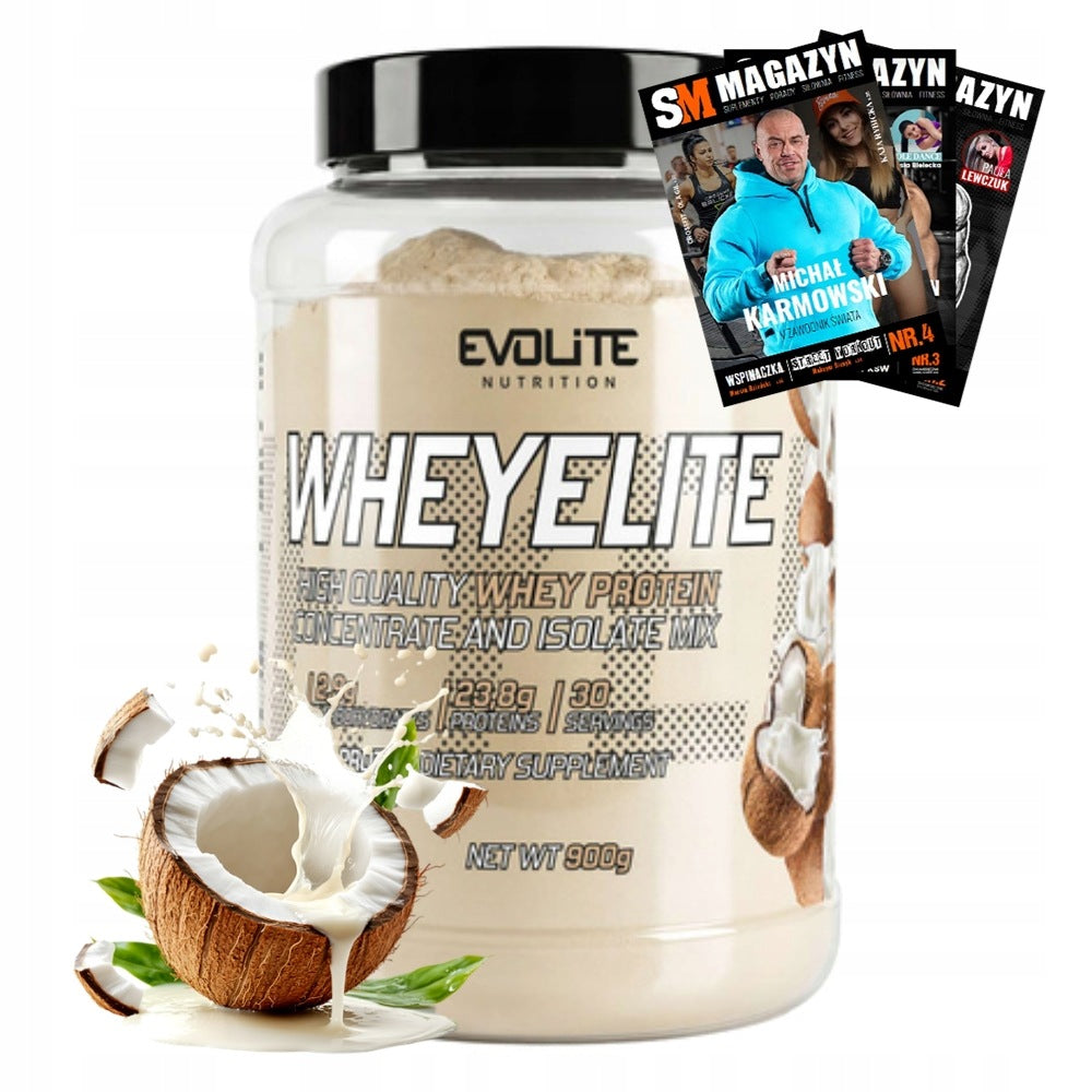 EVOLITE WHEYELITE 900g HIGH PROTEIN CONDITIONER WHEY PROTEIN CONCENTRATE
