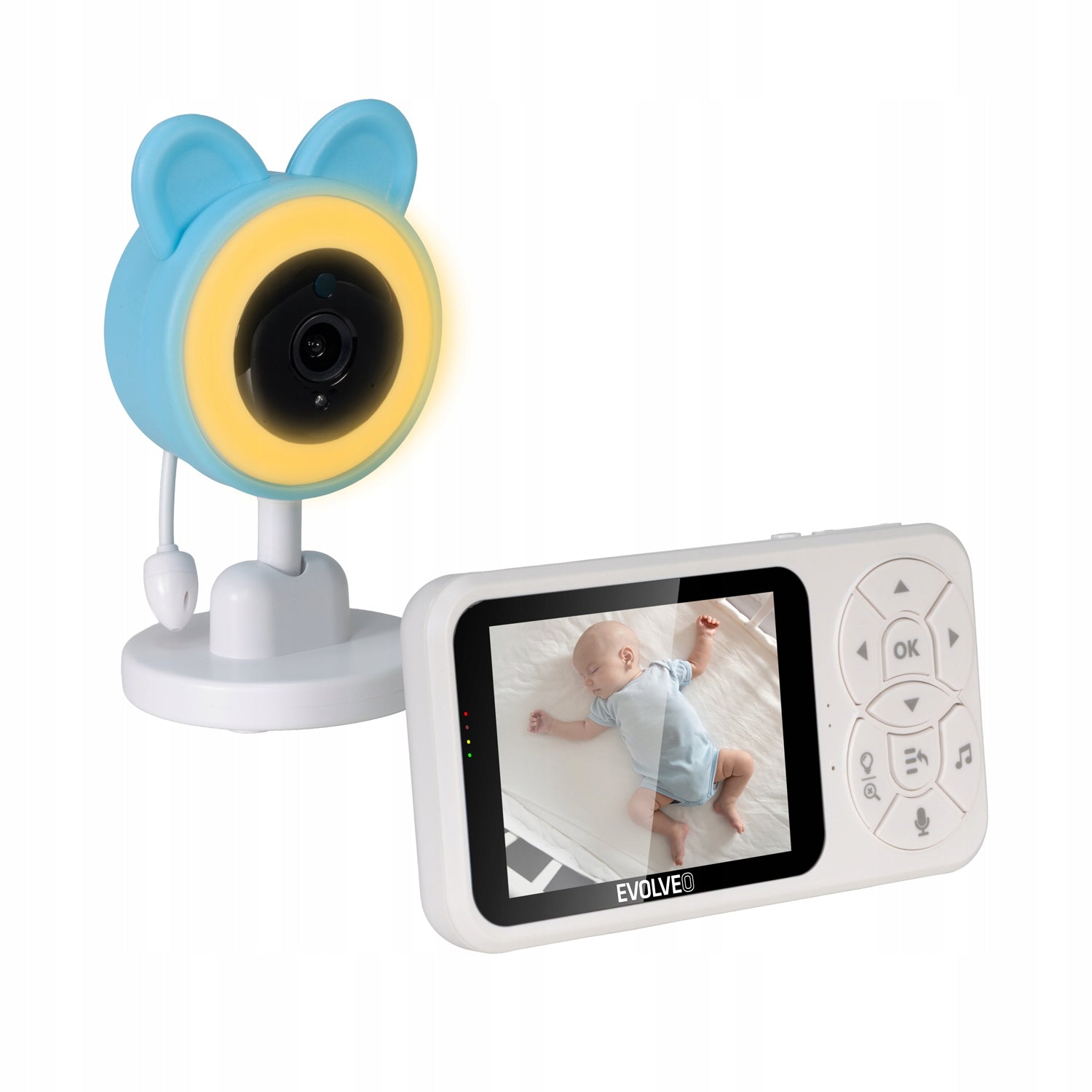 EVOLVEO Baby Monitor N35 modrá Brand Evolveo
