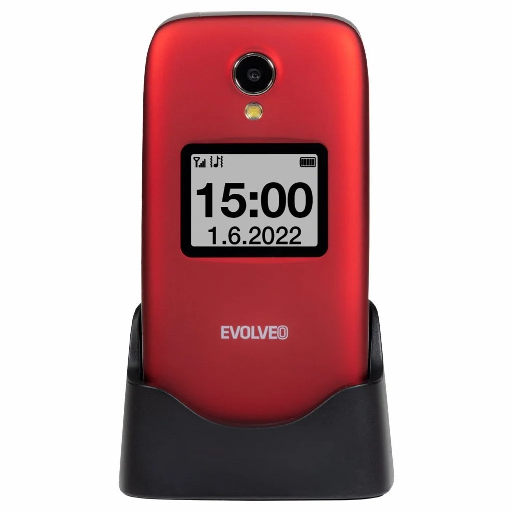 EVOLVEO EasyPhone FS červená barva Brand Evolveo