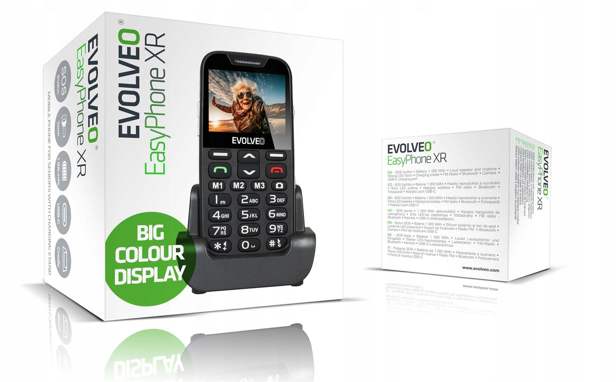 EVOLVEO EasyPhone XR černý Brand Evolveo