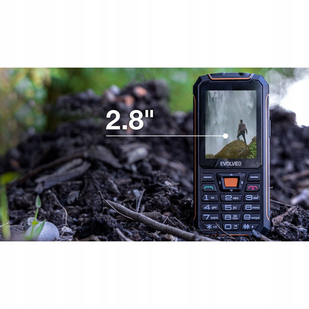 EVOLVEO StrongPhone Z6 černo-oranžový Built-in memory 32 MB