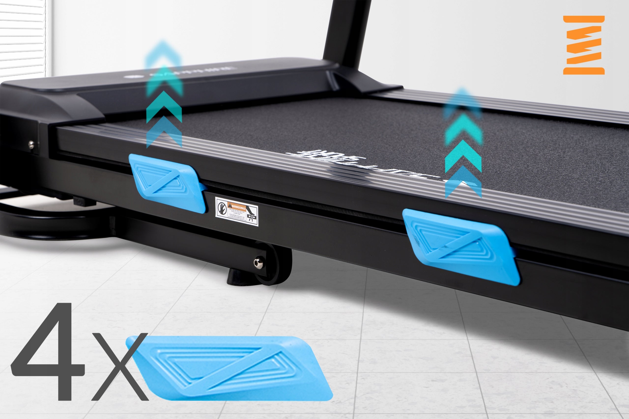EVOX Electric TREADMILL Folding TRAINING 12km/h SHOCK ABSORPTION HOME APP Model other