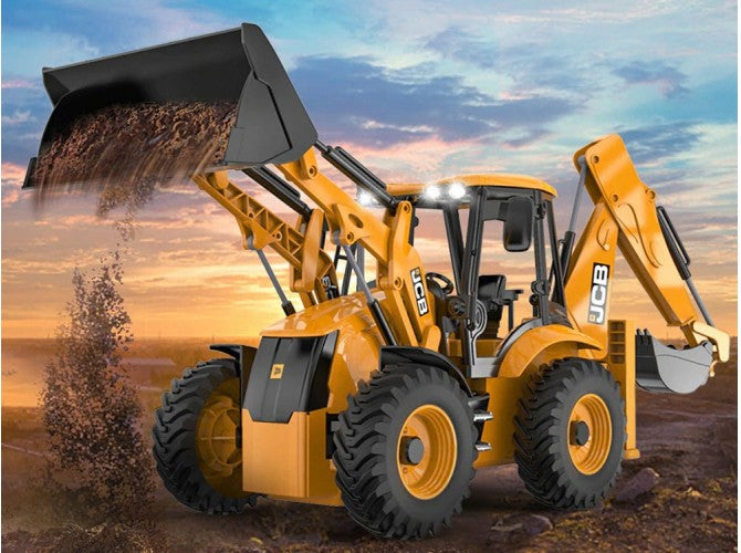EXCAVATOR CHARGER REMOTE CONTROLLED ON REMOTE CONTROL AUTO CAR YELLOW COIL Packaging status original