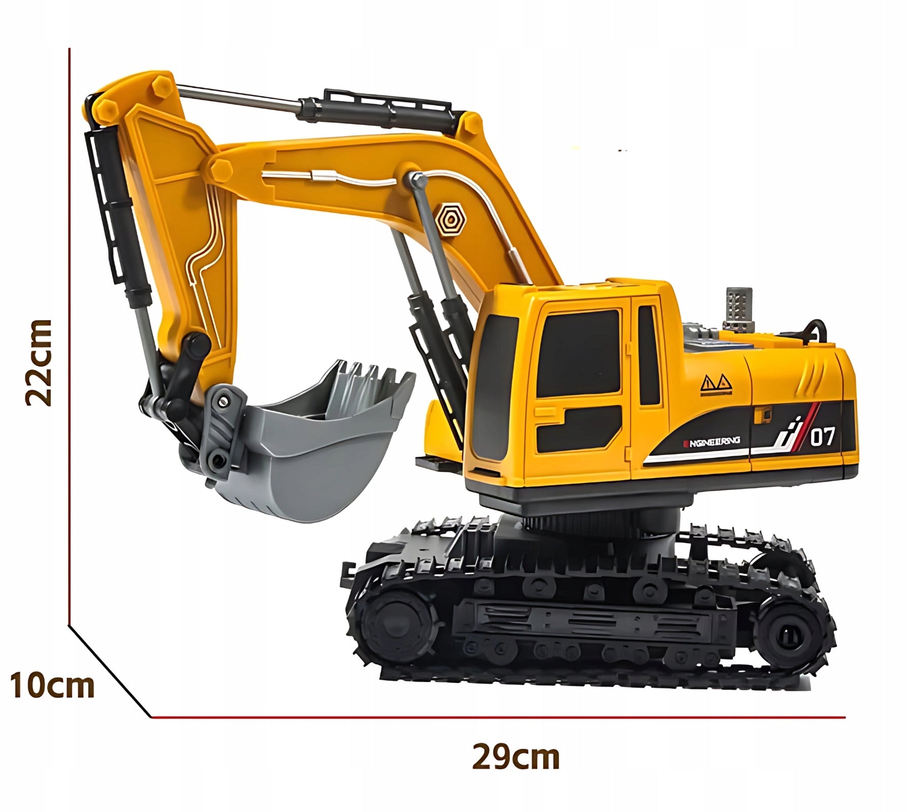 EXCAVATOR REMOTE CONTROLLED ON TRACKS TOY WITH SMOKE 1:22 R/C REMOTE CONTROL EAN (GTIN) 5901741467273