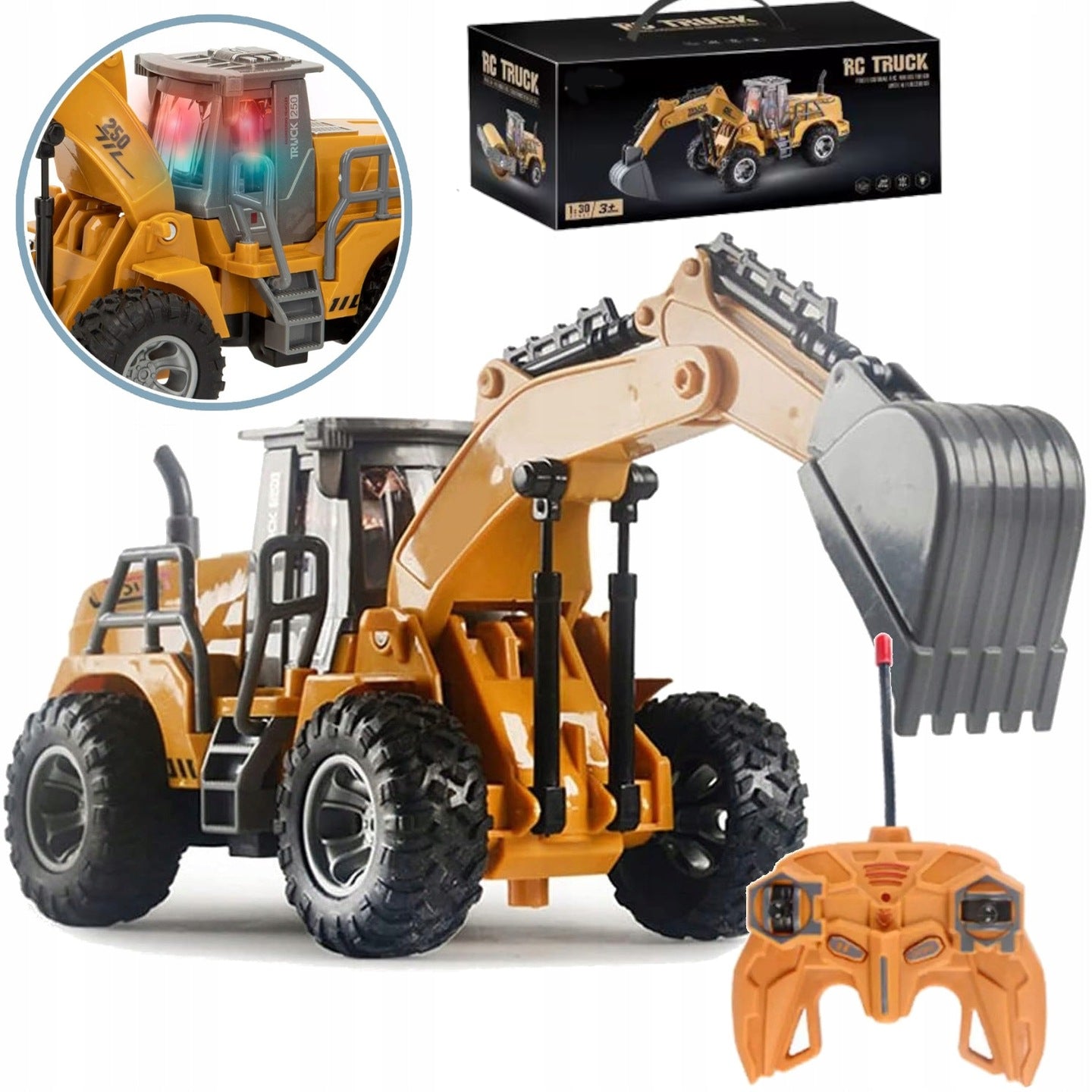 EXCAVATOR REMOTE CONTROLLED REMOTE CONTROL CONSTRUCTION MACHINE RC TOY FOR CHILDREN