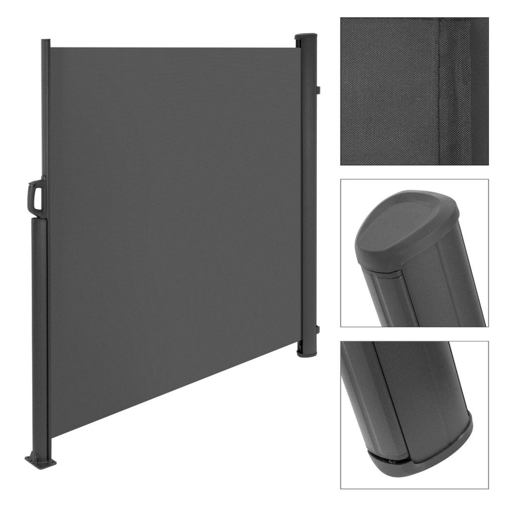 EXCELLENT HOUSEWARE SIDE AWNING TERRACE BALCONY 3x1,6 M EXTENDABLE ADJUSTMENT