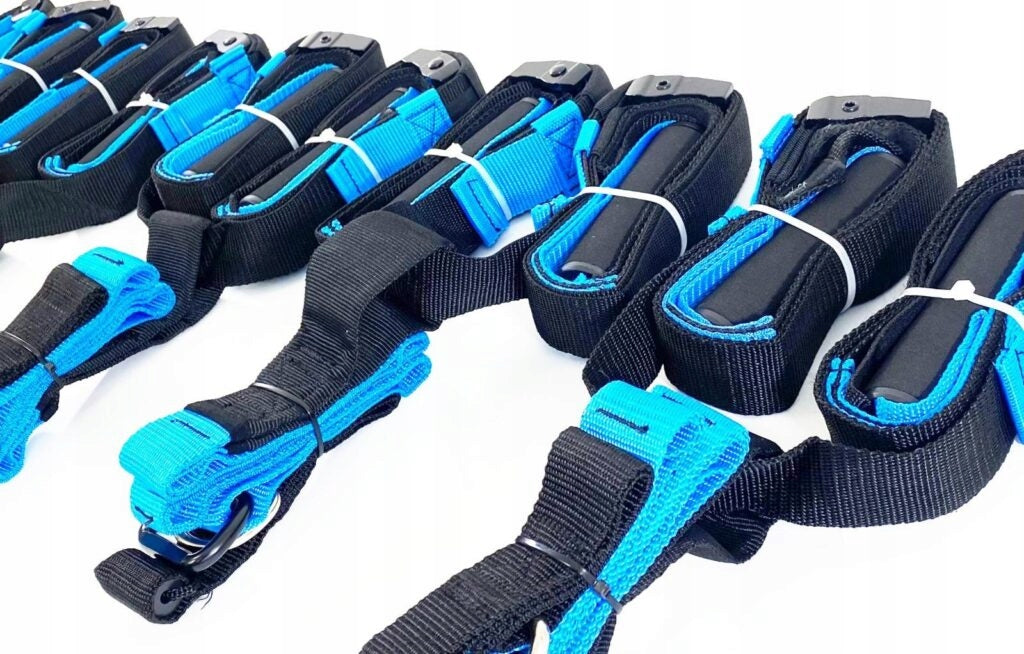 EXERCISE BELTS CROSSFIT FIT FITNESS RESISTANCE BANDS AT HOME T.R.X Length 215 cm