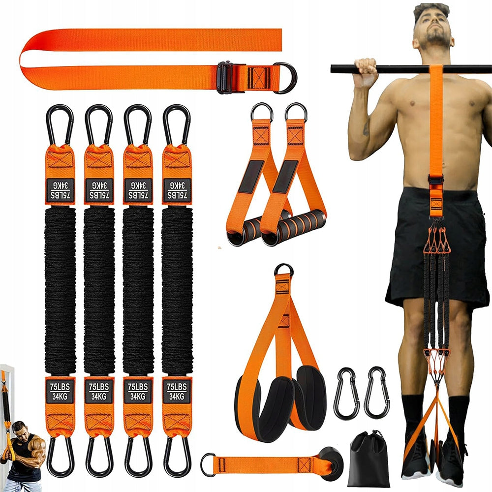 EXERCISE BELTS RESISTANCE BAND SET MULTI-FUNCTIONAL FOR STRENGTH TRAINING Brand no brand