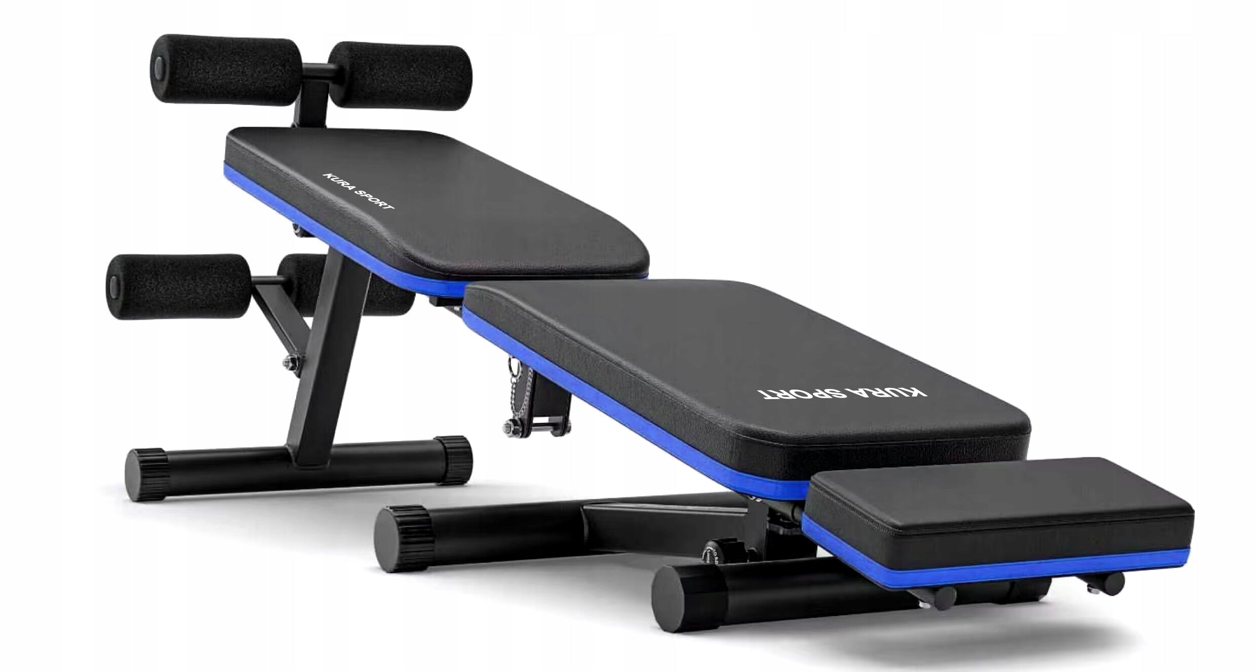 EXERCISE BENCH ADJUSTABLE FOLDING KURA SPORT Manufacturer code ŁAWKA TRENINGOWA DO ĆWICZEŃ ŁAWECZKA