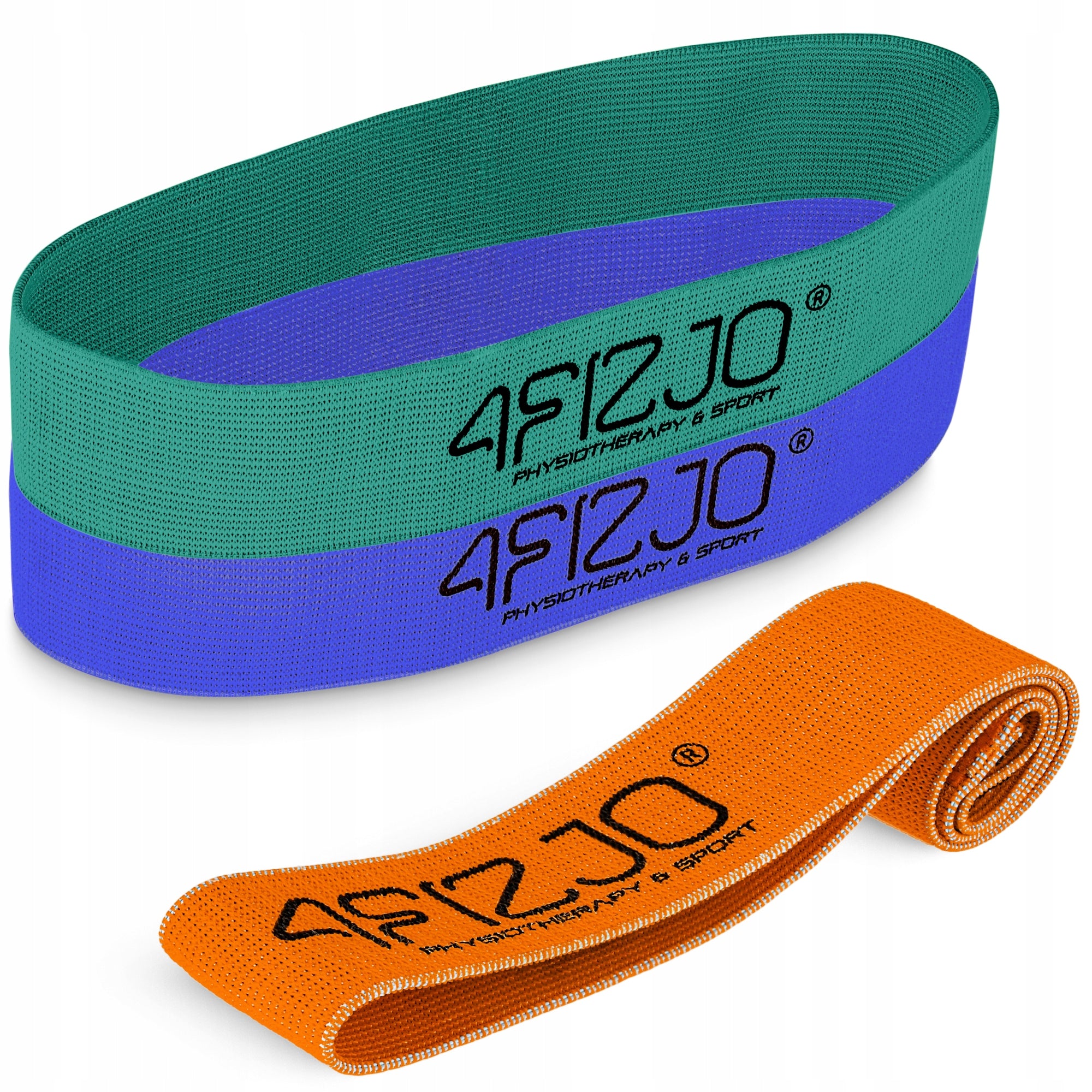 EXERCISE MATERIAL RUBBER FITNESS SET NON-SLIP FLEX BAND 3 PCS.
