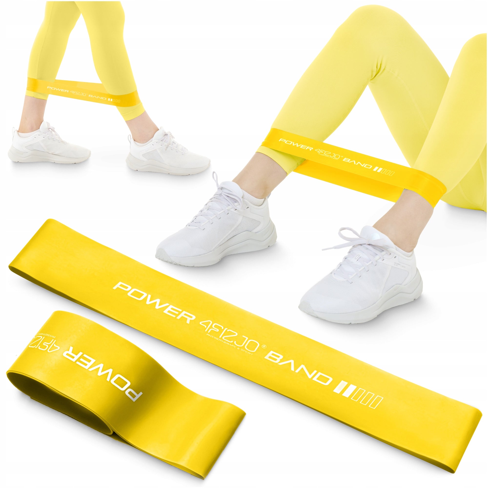 EXERCISE RUBBER RESISTANCE TAPE FOR REHABILITATION TRAINING MINI POWER BAND